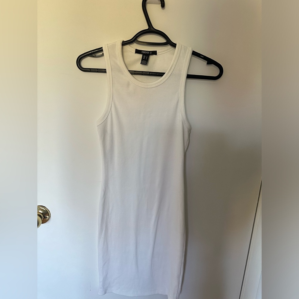 White forever 21 bodycon dress